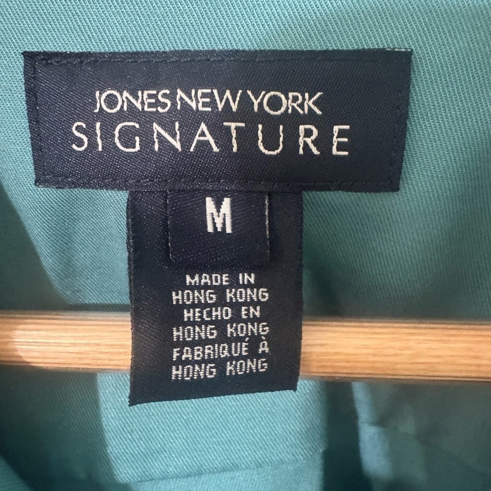 Jones New York Teal Jacket - Picture 2 of 4